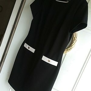 Tommy Hilfiger crepe/poly scuba dress